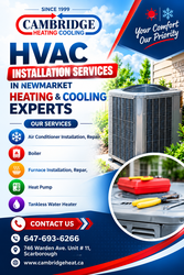 HVAC Installation Services in Newmarket | Heating & Cooling Experts